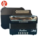 Hohner Panther 31 Button Gcf Sol Diatonic Accordion W/ Deluxe Alligator Case New. Price: $999.00.