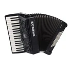 Hohner Bravo Iii 72 Chromatic Piano Key Accordion Jet Black Open. Price: $1542.99.