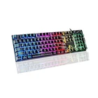 Guiheng Wired Crack Rainbow Gaming Keyboard, 104 Keys Light Up Mechanical Fee... New. Price: $22.39.