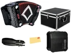 Hohner Hohnica Aces Ii 34-BUTTON Accordion With Registers Ead W/ Hard Case New. Price: $2394.59.