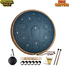 New 14" Steel Tongue Drum 15 Note Hand Pan Major With Carry Bag. Price: $77.16.