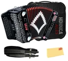 Hohner Hohnica Aces Ii 34-BUTTON Accordion With Registers Ead W/ Gig Bag New. Price: $2394.59.