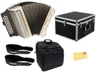 Hohner Corona Ii G/c/f Accordion - Pearl White W/ Hard Case New. Price: $1869.99.