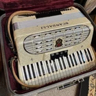 Scandalli Silvana V(ii) Italian Accordion Silver Great Cosmetic Condition As Used. Price: $699.99.