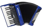 Hohner Bravo Ii 48 Chromatic Piano Key Accordion - Blue New. Price: $2152.55.
