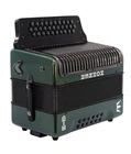 Pre-owned Hohner Cii Gtg Diatonic Accordion Green Gold Used. Price: $2200.00.