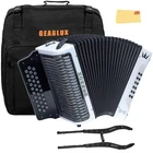 Hohner Corona C-ii G/c/f Accordion White Rainbow W/ Gig Bag New. Price: $2329.99.