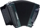 Hohner Corona C-ii G/c/f Accordion Green To Gold New. Price: $2329.99.