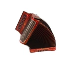 Hohner Corona Xtreme Ii 34 Button Bisonoric Accordion (fbbeb Keys, Pearl Red) Used. Price: $1799.99.