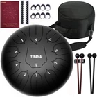 11-NOTE Steel Tongue Drum 10" Black Percussion Instrument For Relaxation New. Price: $73.99.