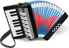 17 Key Piano Accordion, 8 Bass Kids Celluloid Body, Metal Cover New. Price: $100.99.