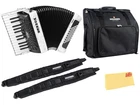 Hohner Bravo Ii 48 Chromatic Piano Key Accordion - White W/ Gig Bag New. Price: $2152.59.