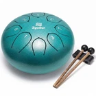 Rain Drum For Outside Garden, 6 Inches Steel 8NOTES, Moss Blue New. Price: $32.95.