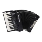 Hohner Bravo Ii 48 Chromatic Piano Key Accordion Black Open. Price: $1222.99.