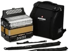 Hohner Corona Ii 3500GBL - Black Lacquer, Keys Of F/bb/eb Free Ship (open Box). Price: $1199.00.