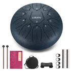 Lekato Steel Tongue Drum Inch 11 Notes, Beginner 10'', Navy Blue New. Price: $52.03.