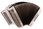 Hohner Cxgw Corona Ii Xtreme Key Gcf, White Pearl Accordion With Bag And Straps New. Price: $2509.00.