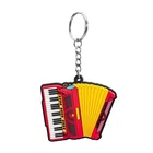 Musical Instrument Silicone Keychain, Weltmeister Piano Accordion (pack Of 2) New. Price: $20.99.