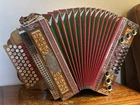 Slovenian Melodija 4 Row Diatonic Button Box Accordion Steirische Harmonika Adgc Used. Price: $1650.00.