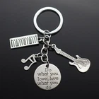 Piano Electric Guitar Keyboard Keychain Musician Rock Band Player Fan Gift New. Price: $8.79.