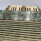 Vintage Castelli Organetto Accordion Green Holly Bellow Germany Playable Prop Used. Price: $157.90.