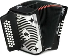 Hohner Panther Diatonic Accordion - Keys Of F/bb/eb Black New. Price: $771.22.
