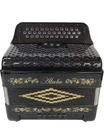 Abubu 34-KEY Black Accordion Gcf NHC3412 Open. Price: $799.99.