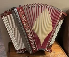Vintage Nick Shkorka Cleveland System Chromatic Accordion Lmm 120 Bass Used. Price: $2150.00.