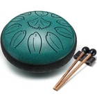 Lronbird Steel Tongue Drum, 6 Inch 11 Notes, Malachite New. Price: $35.76.
