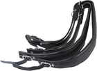 Yibuy Adjustable Accordion Shoulder Strap Set Pu Leather Black Of 2 New. Price: $35.49.