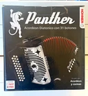 Hohner Panther Diatonic Accordion 31 Buttons Fbbeb Black/silver W/ Straps Open. Price: $600.00.
