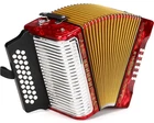 Hohner Corona Ii Diatonic Accordion - Keys Of F/bb/eb Red New. Price: $1862.15.