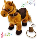 Along Horse With Remote Control Leash, Dancing Singing Walking Musical Pony New. Price: $77.99.
