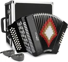 31 Key Accordion, 12 Bass 3-ROW Gcf Diatonic Instrument Adult *notes* Open. Price: $399.99.