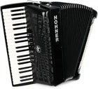 Hohner Bravo Iii 120 Chromatic Piano Key Accordion - Jet Black New. Price: $3168.95.