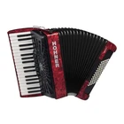 Hohner Bravo Iii 72 Chromatic Piano Key Accordion Pearl Red Open. Price: $1393.99.