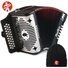 Hohner Panther Gcf Sol 31 Button Accordion With Straps And Beanie New. Price: $799.00.