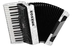 Hohner Bravo Iii 72 Accordion, Pearl White -new. Price: $2639.99.