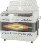 Sofiamari SM-3112 31-BUTTON Bass Accordion Gcf White Pearl Used. Price: $521.55.