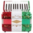 Rossetti Beginner Piano Accordion 12 Bass 25 Keys Mexican Flag New. Price: $799.00.