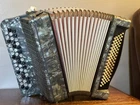 Vintage German Hohner 3 Row System 80 Bass Chromatic Button Accordion Used. Price: $1050.00.