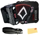 Hohner Hohnica Aces Ii 34-BUTTON Accordion With Registers Gcf W/ Gig Bag New. Price: $2394.59.