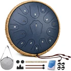 Steel Tongue Drum- 15 Notes 14 Inch Instrument For Adults, Hand New. Price: $59.99.