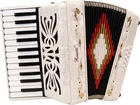 Rossetti Piano Accordion 25 Keys 12 Bass Buttons White Brand. Price: $619.99.