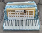 Vintage Blue Scandalli 120 Bass Piano Accordion Italy - Airtight See Details Used. Price: $599.99.