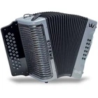 Hohner Corona C-ii Diatonic Accordion Gcf Silver Rainbow W/bag New. Price: $2329.00.