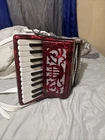 Sofiamari Mini Traveler Accordion Red (junior Size) Used. Price: $350.00.