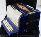 Sofiamari SM-3112 31-BUTTON Bass Accordion Blue W/case Used #RF6717 Open. Price: $499.95.