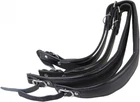 Yibuy Adjustable Accordion Shoulder Strap Set Pu Leather Black Of 2 New. Price: $26.52.