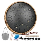 Steel Tongue Drum - 15 Notes 14 Handpan Inch, Black New. Price: $109.14.